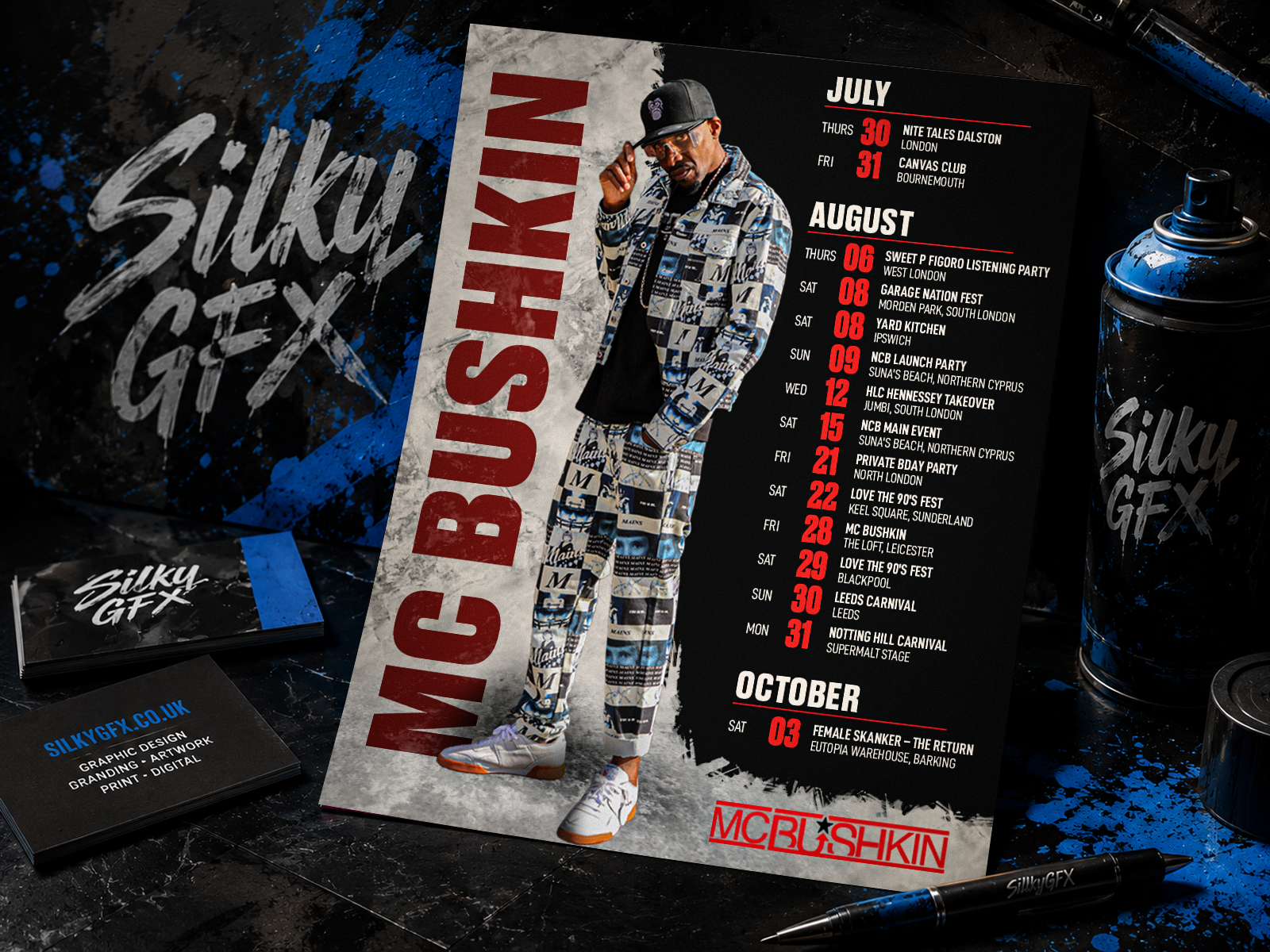MC Bushkin - Summer 2026 Tour Dates