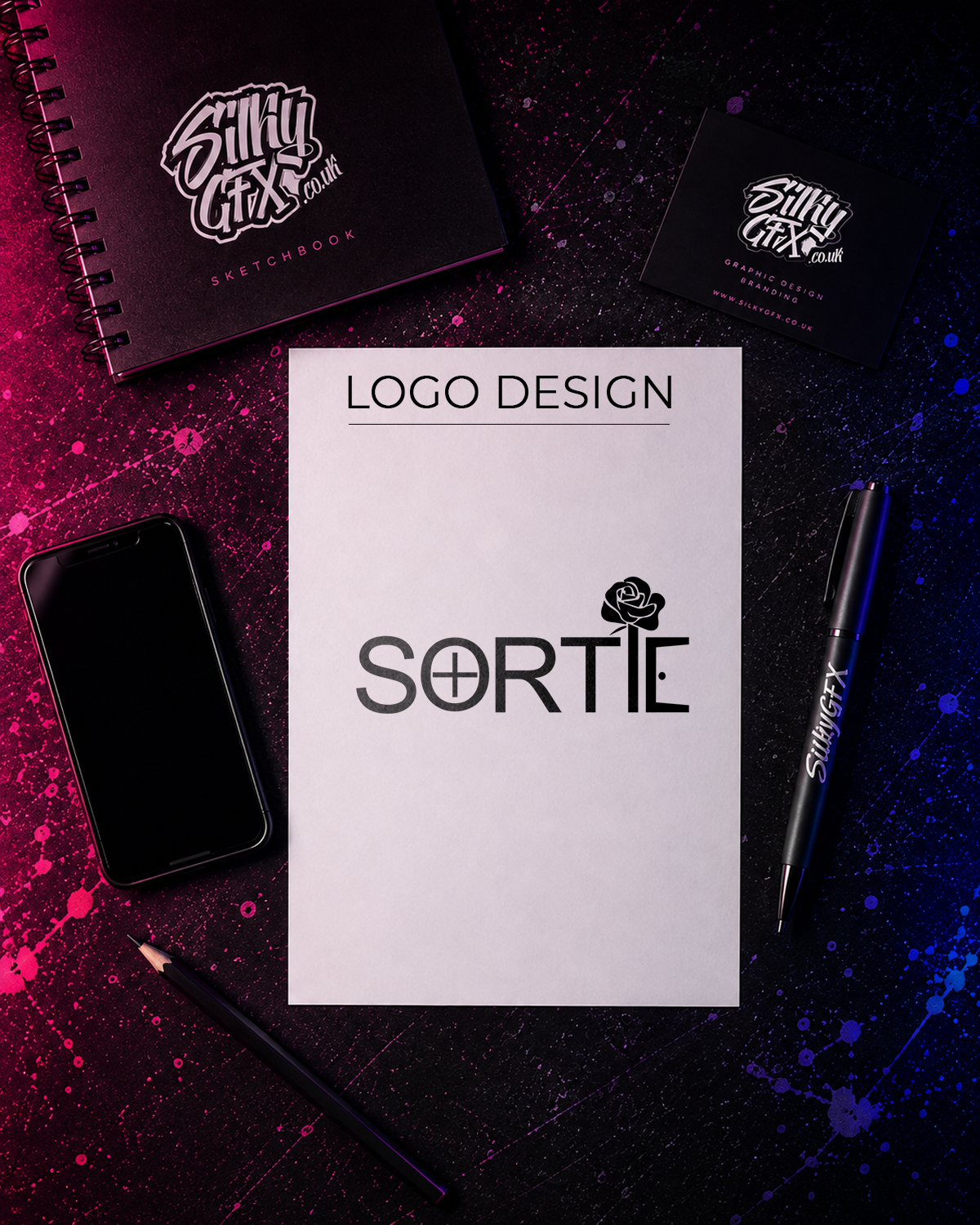 The Sortie Project CIC logo designed by SilkyGFX